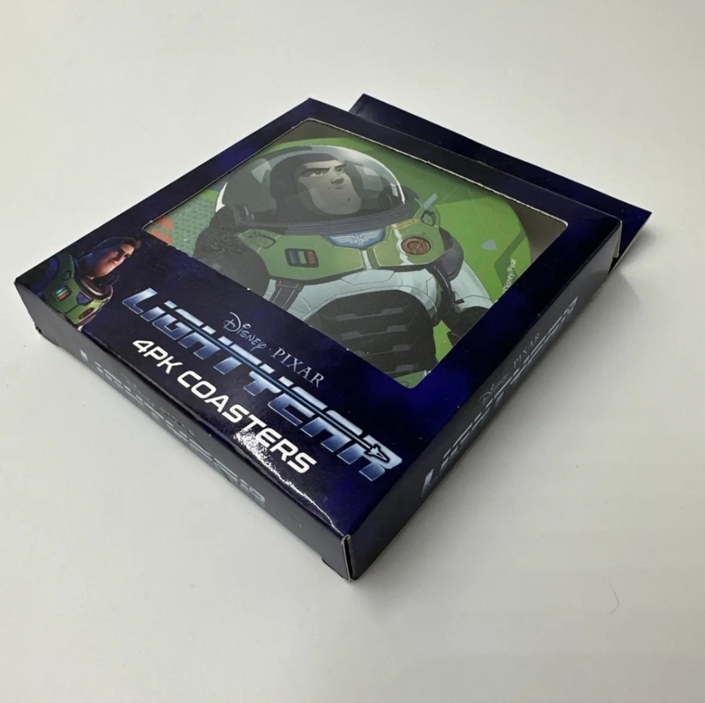 Disney: Pixar:‎ Lightyear 4pk coasters